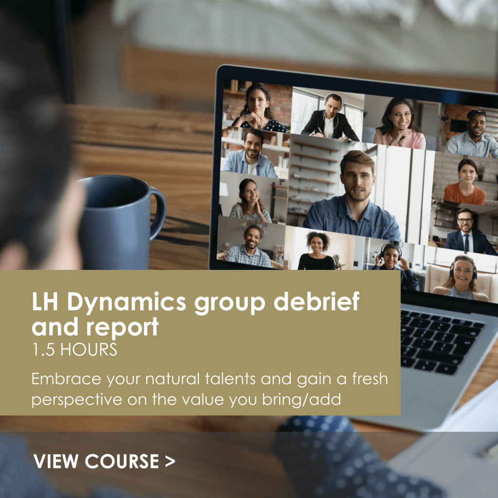 Luxury Hospitality courses LH Dynamics group report and debrief-min
